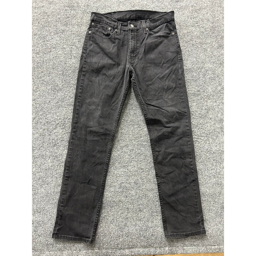 Levi's Jeans Mens Size 34 Black 511 Slim Fit Faded Denim Casual Pants
